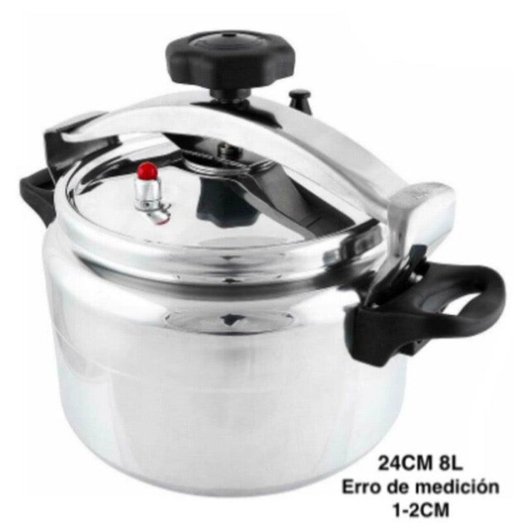 Olla a Presión SWISS LINE Aluminio - Tapa Acero Inoxidable 4L a 30L