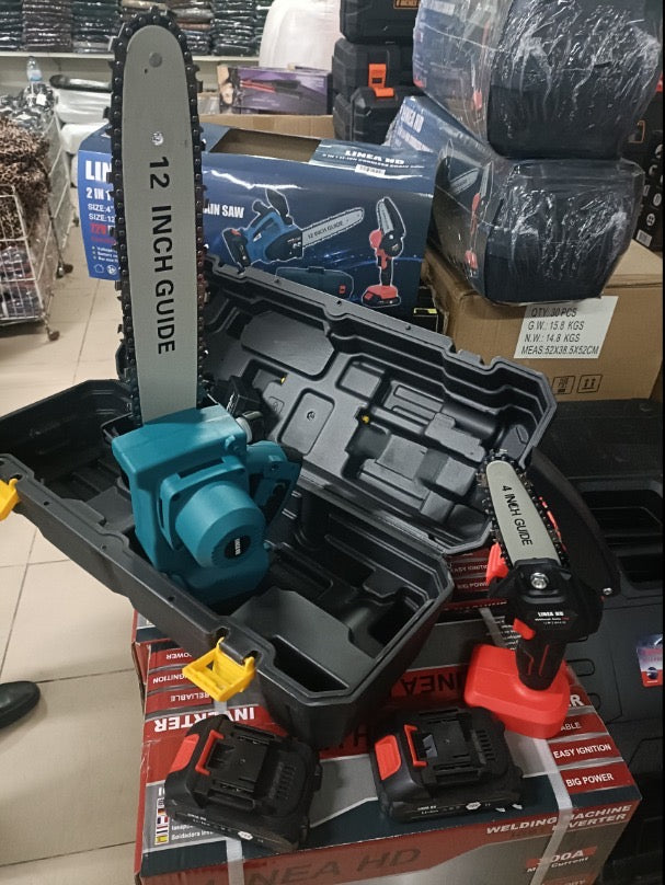 Pack 2×1 Motosierras Eléctricas LINEA HD - Potencia y Versatilidad Profesional