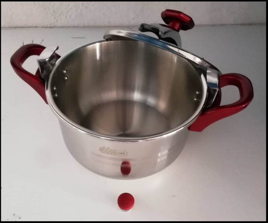 Olla de Presión Acero Inoxidable - 6L 8L Compatible Inducción