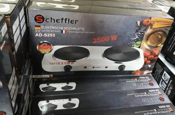 Cocina Eléctrica 2 Fuegos 2000W - Portátil y Potente