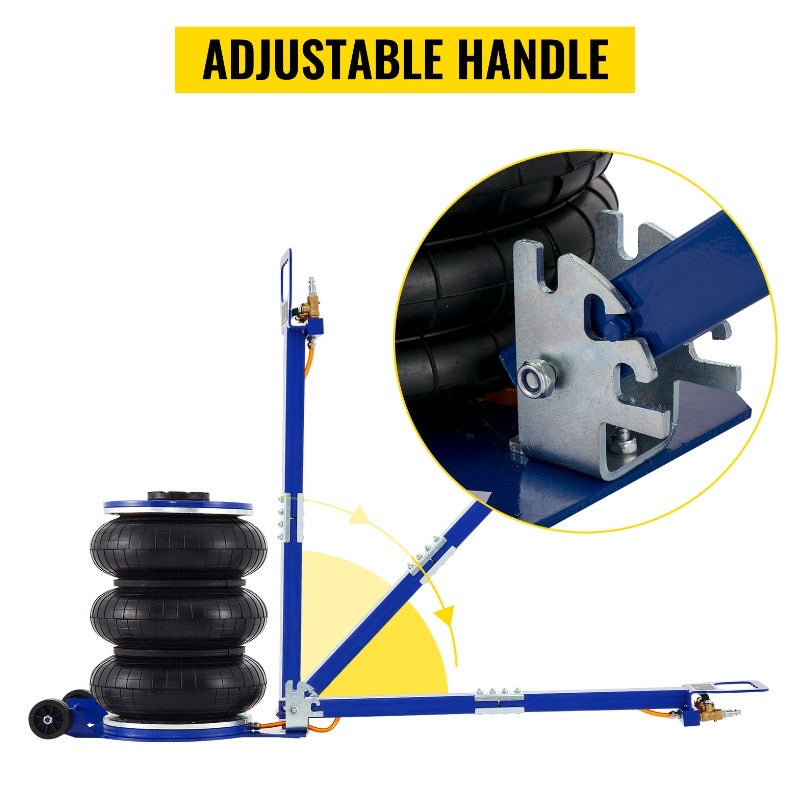 Gato Neumático de Aire 5T - Elevador Rápido y Seguro para Coches y SUV