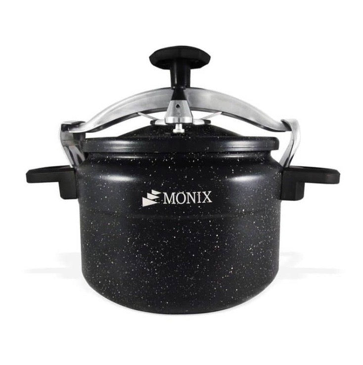 Olla de Presión Mármol Negra - 4L 6L 8L 12L Antiadherente
