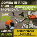 Desbrozadora Alemana LINEA HD 43CC 2,41CV - Servicio Postventa Real