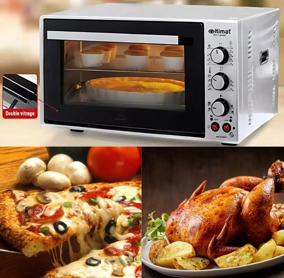 Horno 50L Itimat Turbo Fan de Acero Inoxidable y Doble Cristal