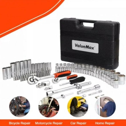 Juego de Herramientas 108 Piezas - Maletín Completo para Taller y Hogar