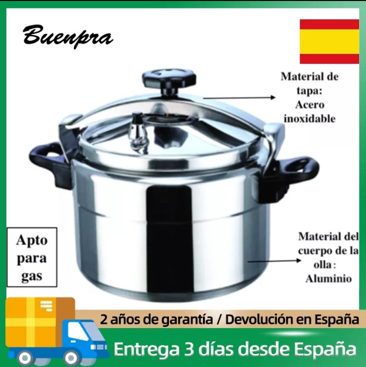 Olla a Presión SWISS LINE Aluminio - Tapa Acero Inoxidable 4L a 30L