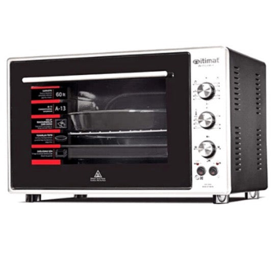 Horno 60L Itimat Turbo Fan de Acero Inoxidable y Doble Cristal