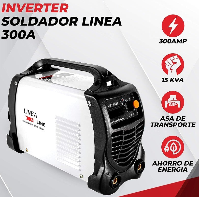Soldador Inverter IGBT N300 - Máquina de Soldar Portátil 300A HD