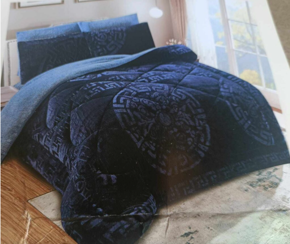 Edredón de Terciopelo у Borreguito - Lujo, Calidez у Comodidad 5 Pcs