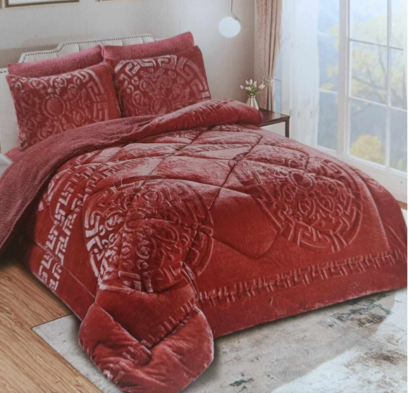 Edredón de Terciopelo у Borreguito - Lujo, Calidez у Comodidad 5 Pcs