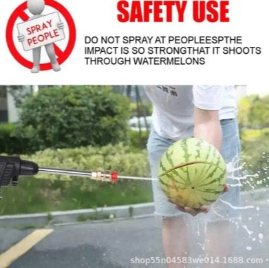 Limpiador Inalámbrico de Alta Presión - Portátil con Batería Recargable