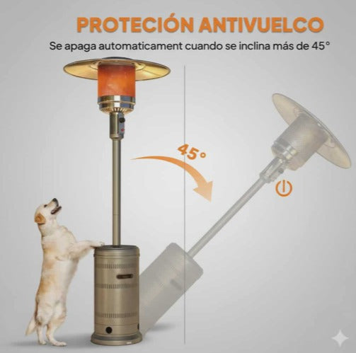 Estufa de Gas Exterior Tipo Seta 13 kW - Pago Contra Reembolso TIPSA