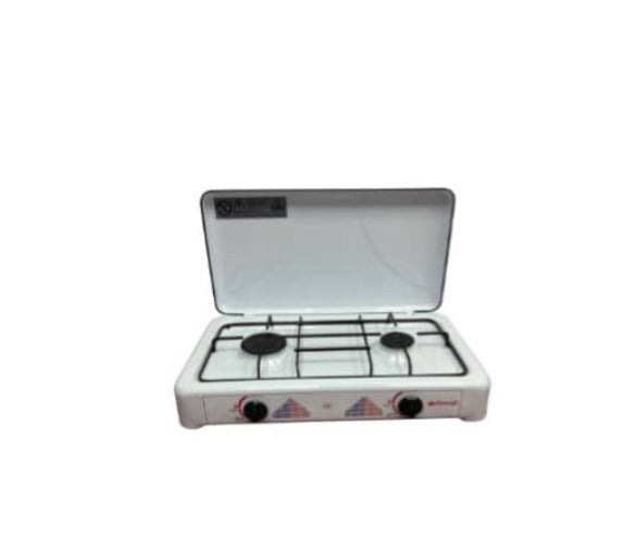 Hornilla de Gas 2 Fuegos Itimat - Portátil con Tapa