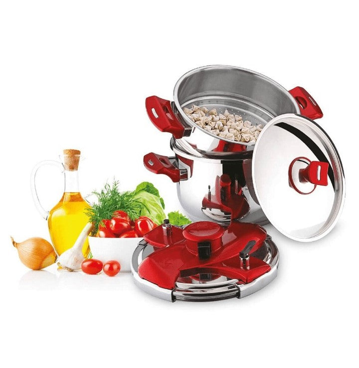 Cazuela y Couscoussier Hascevher - 8L 10L Cocina Tradicional